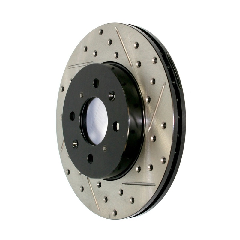 StopTech 10-12 Land Rover Range Rover Drilled & Slotted Front Left Brake Rotor