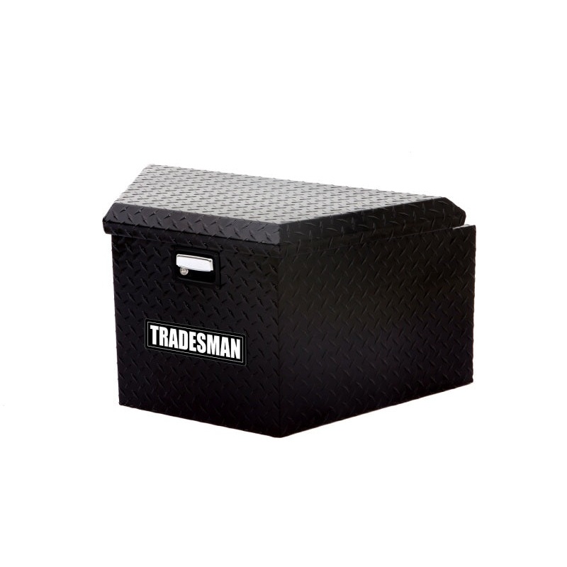 Tradesman Aluminum Trailer Tongue Storage Box (16in.) – Black