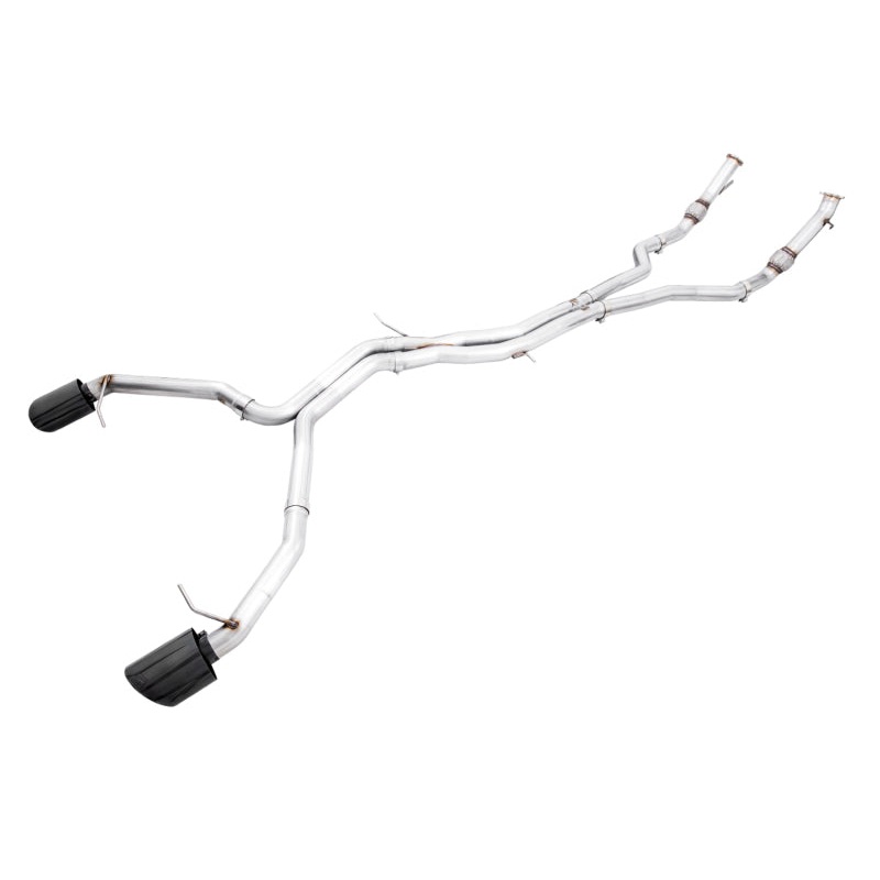 AWE Tuning Audi B9.5 RS5 Sportback Non-Resonated Track Edition Exhaust – RS-Style Diamond Blk Tips