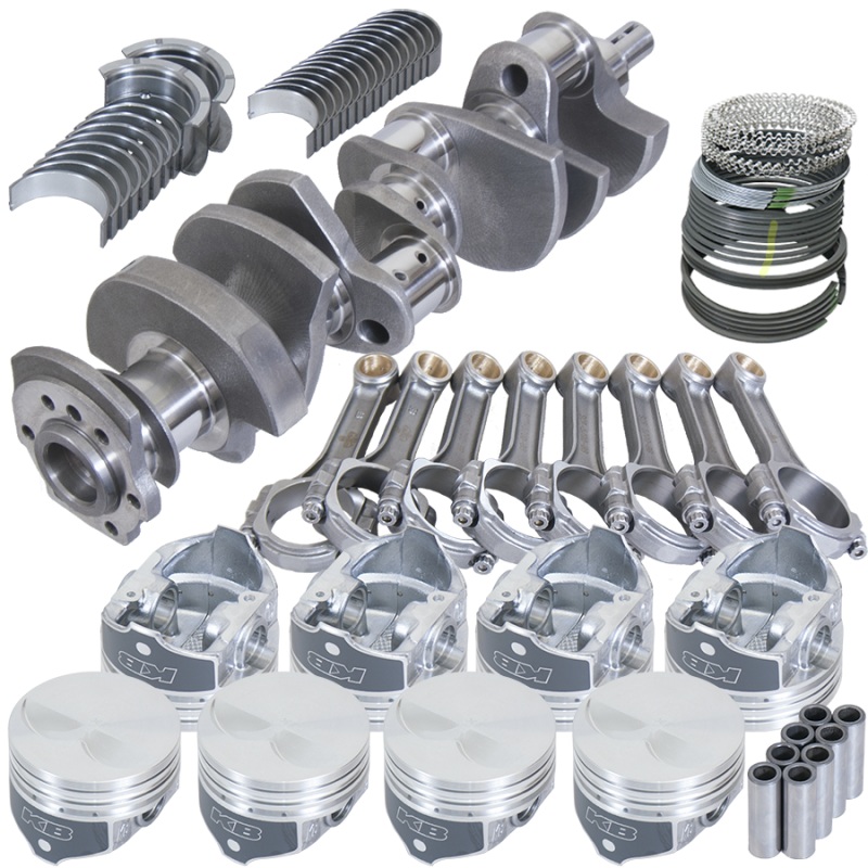 Eagle Chevy 350 3.480in Crank 5.700in I-Beam Rods -7cc Flat Top 4.000in Pistons Rotating Assembly