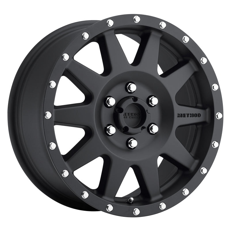 Method MR301 The Standard 17×7.5 +50mm Offset 6×130 84.1mm CB Matte Black Wheel