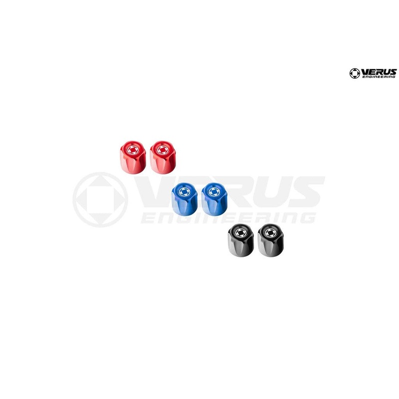 Verus Engineering A/C Line Cap Kit Black Subaru WRX STI 2015-2021 | A0777A-BLK