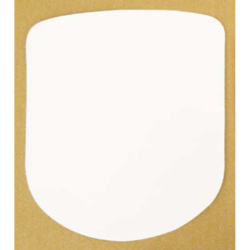 Vinyl White Stick On Driver Panel