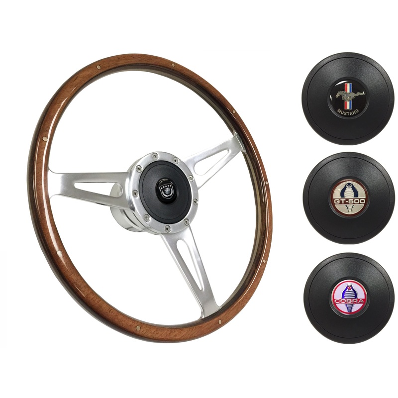 1984-04 Ford Mustang Steering Wheel Kit | Deluxe Walnut Wood | ST3053