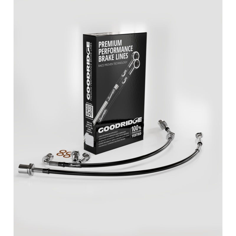 Goodridge 90-01 Subaru Legacy Stainless Steel Front Brake Lines