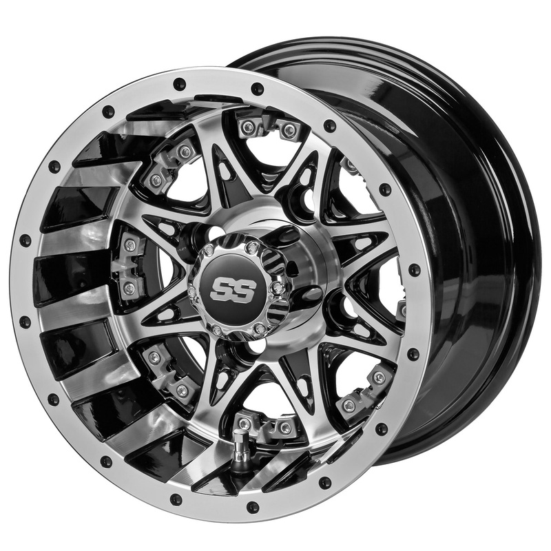 LSI 10″ Revenge Black & Machined Wheel