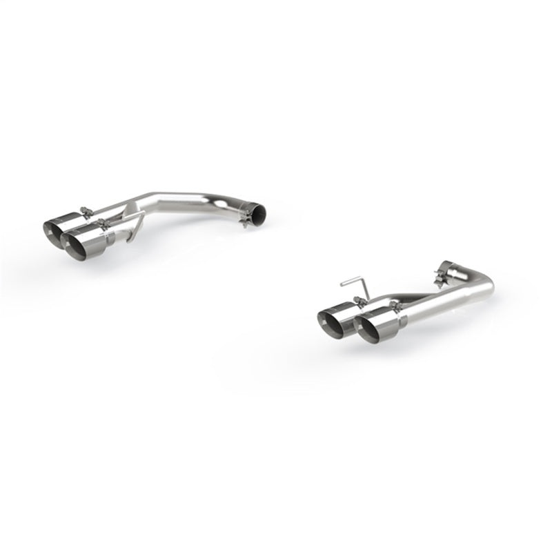 MBRP 18-20 Ford Mustang GT 2.5in T304 Non Active Dual Axle Back Exhaust System – 4in Dual Wall Tips