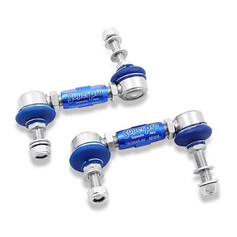 SuperPro Rear Sway Bar Link Kit – Heavy Duty Adjustable | Multiple Audi/VW Fitments (TRC1045L)