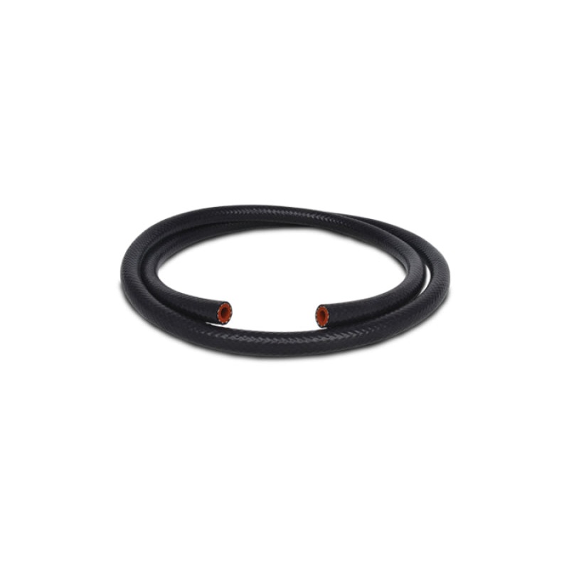 Vibrant 1in (25mm) I.D. x 5 ft. Silicon Heater Hose reinforced – Black