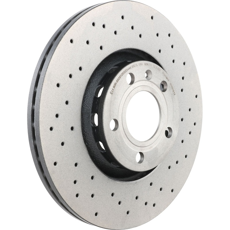XTRA Drilled Front Disc Brake Rotor – 09.8690.1X