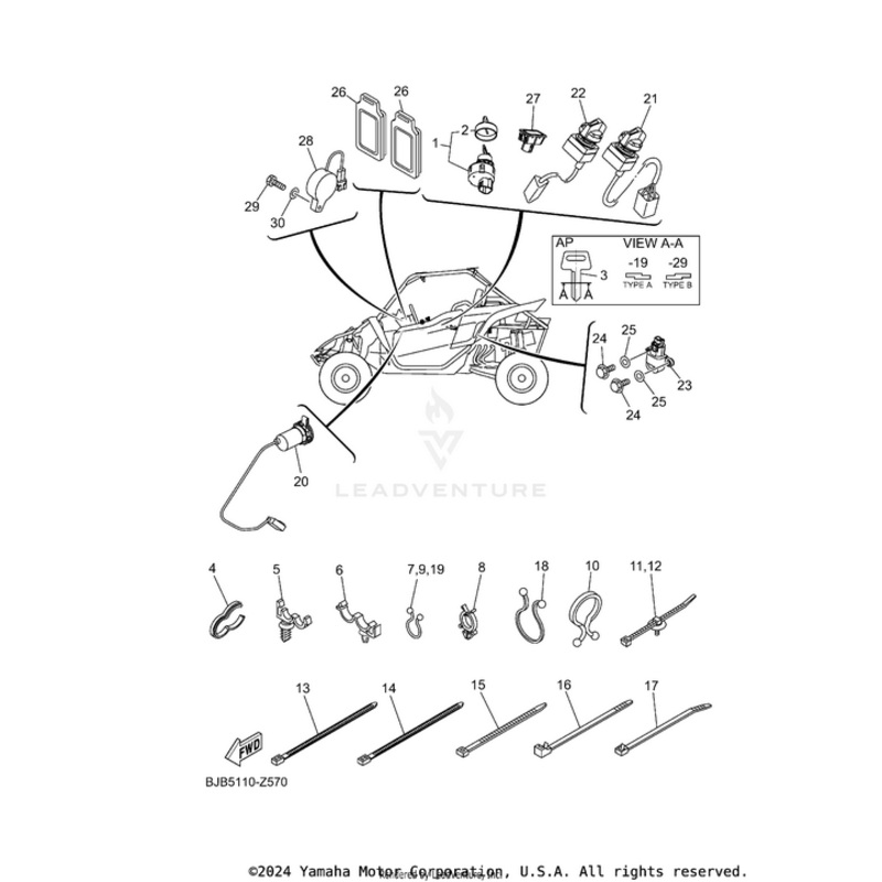Lamp Switch by Yamaha