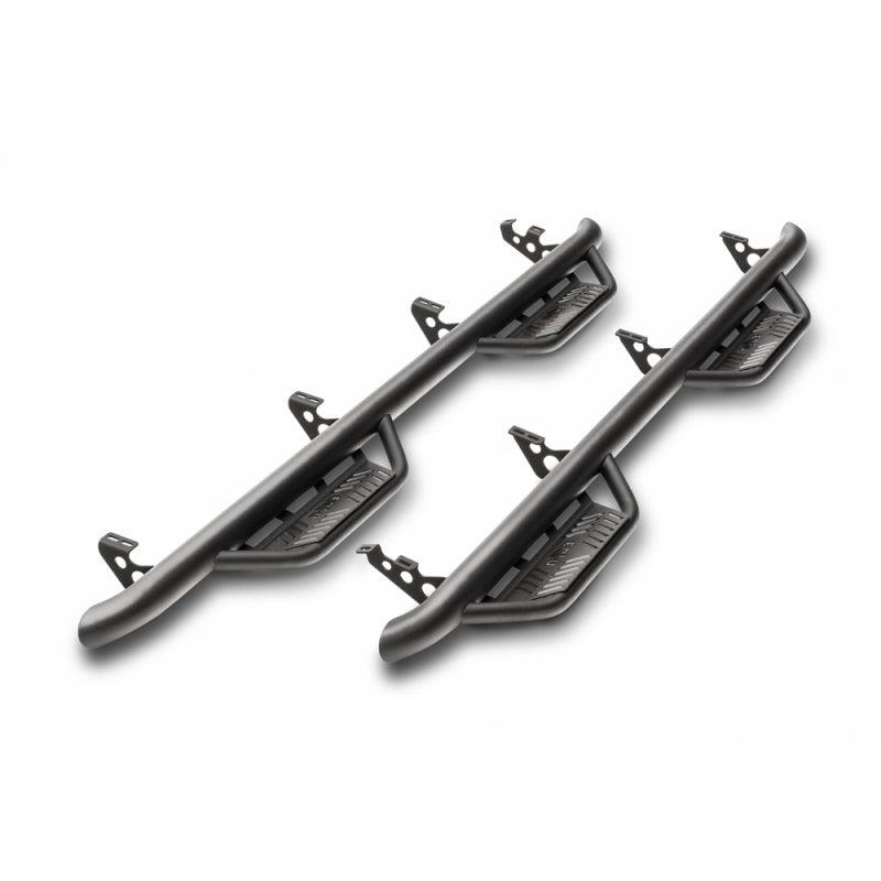 N-Fab Podium LG 07-17 Jeep Wrangler JK 4 Door All – Tex. Black – 3in