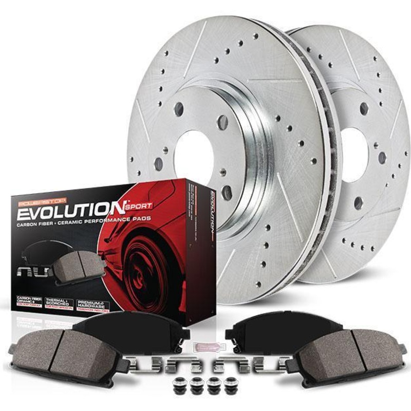 Power Stop Z23 Evolution Sport Brake Kit – Rear | 2005-2007 Subaru STI (K2913)