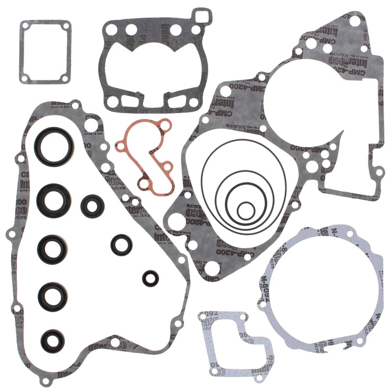 Vertex 811504 Gaskets 91-01 Suzuki RM80 Complete Gasket Kit w/ Oil Seals