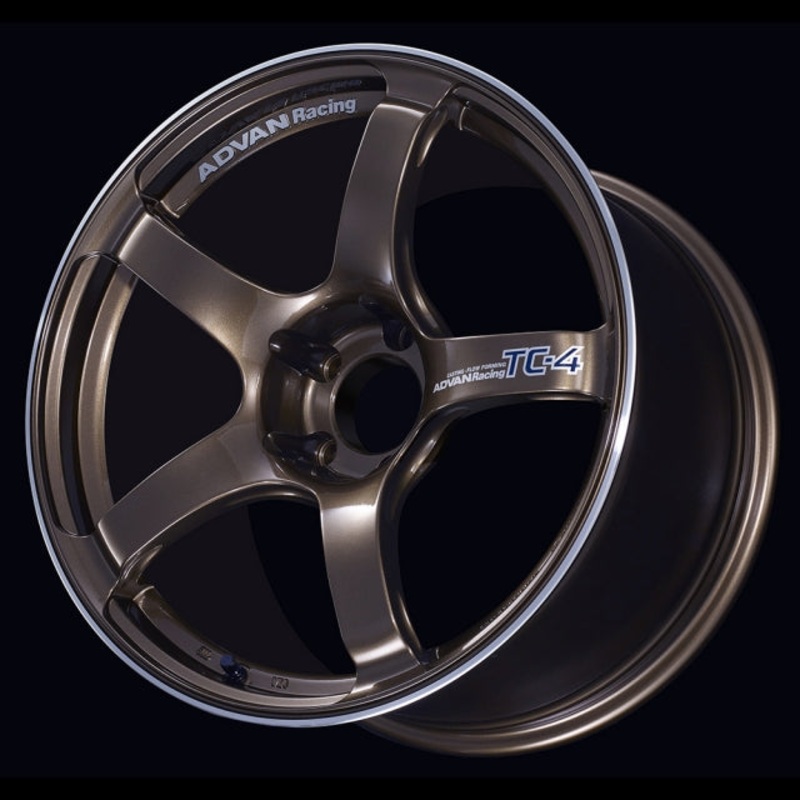 Advan TC-4 Wheel – 18×8.5 +51 | 5×114.3 | Umber Bronze Metallic & Ring