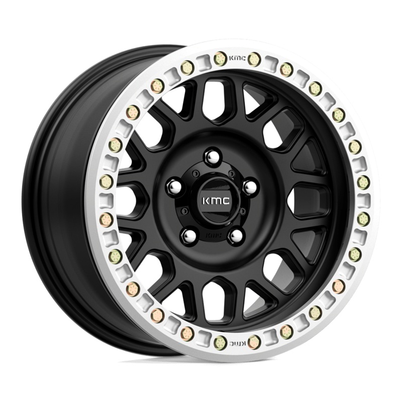 KMC Wheels KM234 Grenade Desert Beadlock 17″ 6×139.7 Satin Black