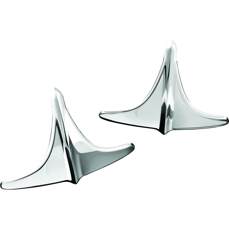 Kuryakyn Rear Fender Accents, Leading Edge, Chrome