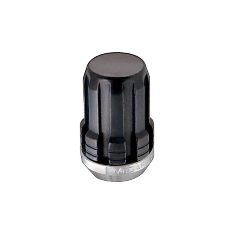 McGard SplineDrive Lug Nut (Cone Seat) M12X1.5 / 1.24in. Length (4-Pack) – Black (Req. Tool)