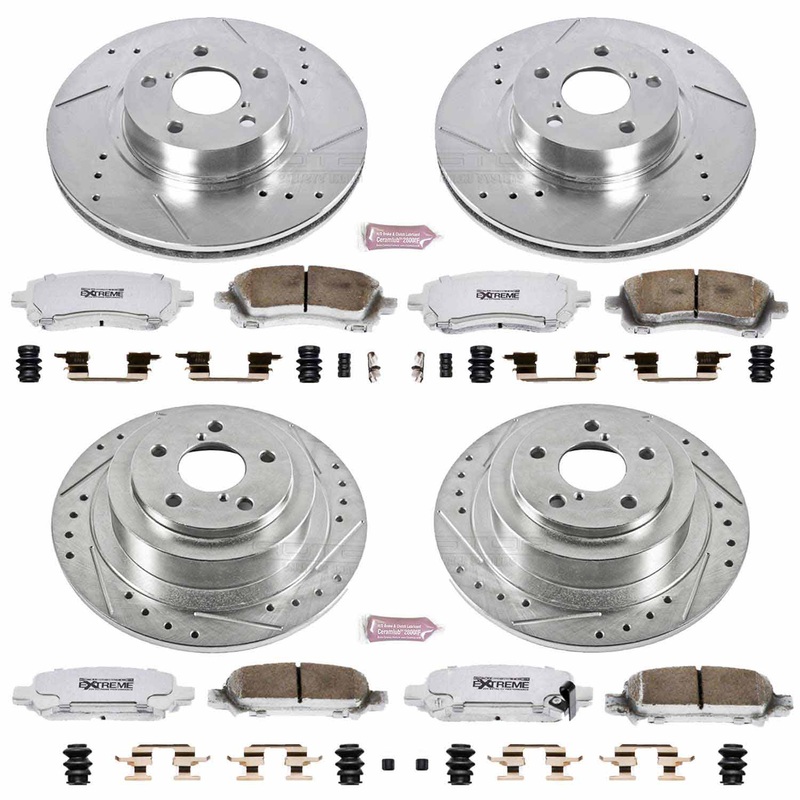 Power Stop 02-04 Subaru Legacy Front & Rear Z26 Street Warrior Brake Kit | K2750-26