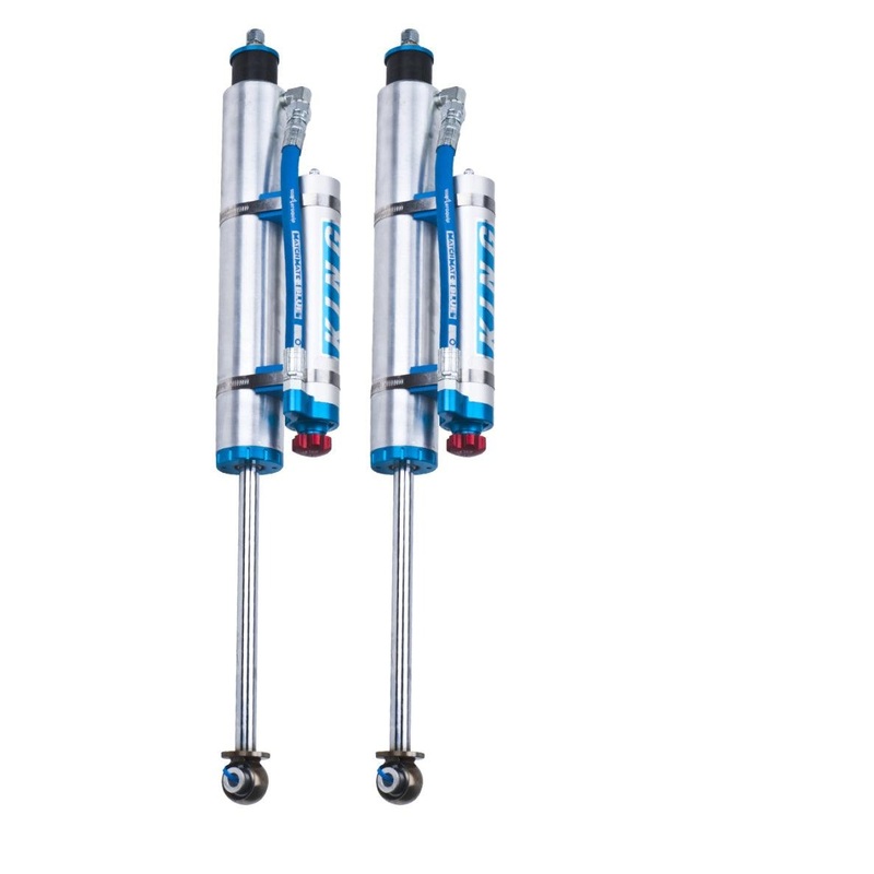 King Shocks 07-18 Jeep Wrangler JK Front 2.5 Dia Piggy Hose Res Shock 3-5in Lift w/Adjuster (Pair)