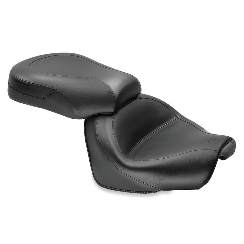 Mustang 09-17 Yamaha V-Star 950, 950 Tourer Standard Touring 2PC Seat – Black