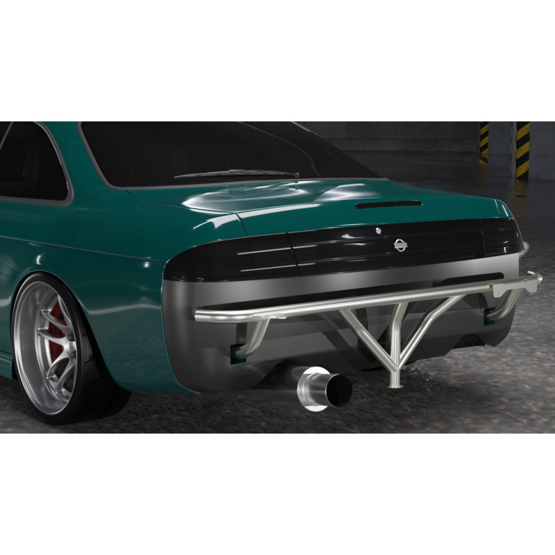 True Focus Fabrication – Nissan 240SX S14 – Rear Standard Bash Bar