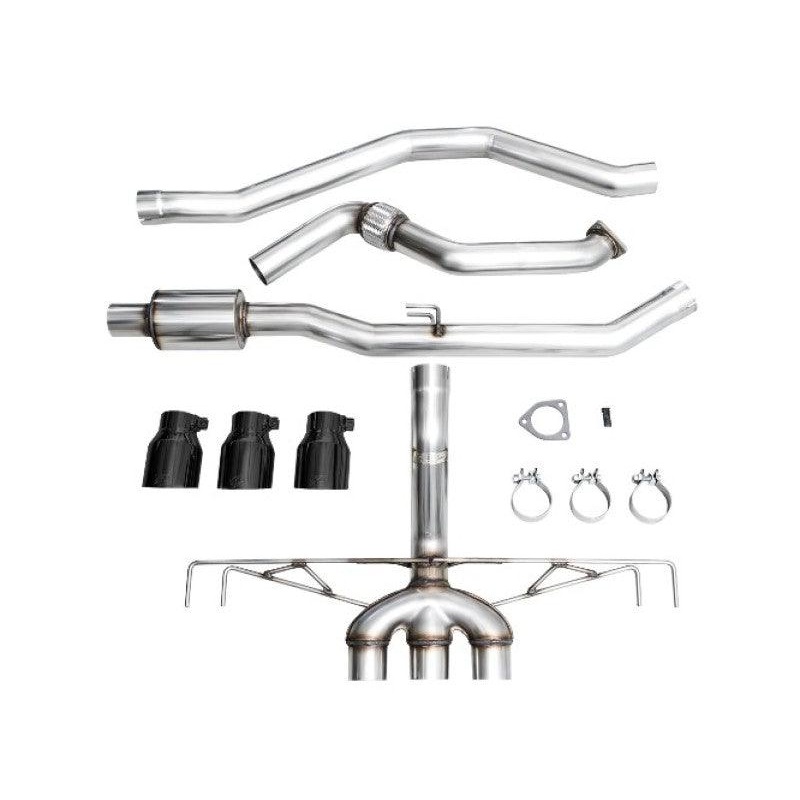 AWE Tuning 2023 Honda Civic Type R FL5 Track Edition Exhaust w/ Triple Diamond Black Tips