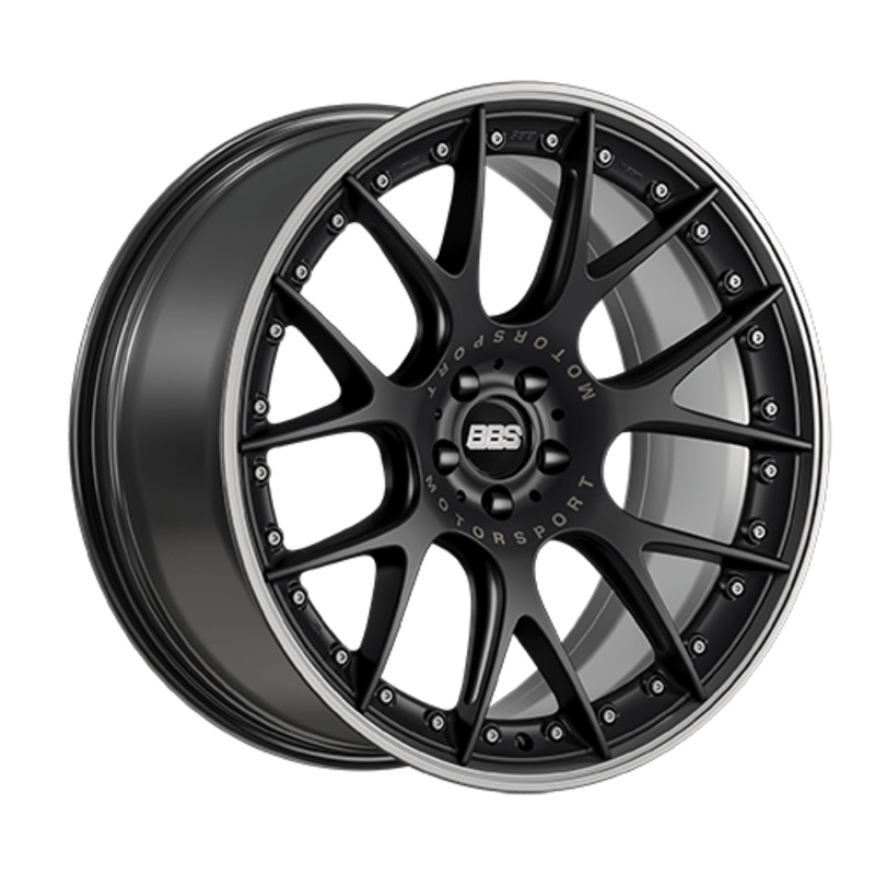 BBS CH-RII 21″ 5×112 Satin Black w/ Polished Lip