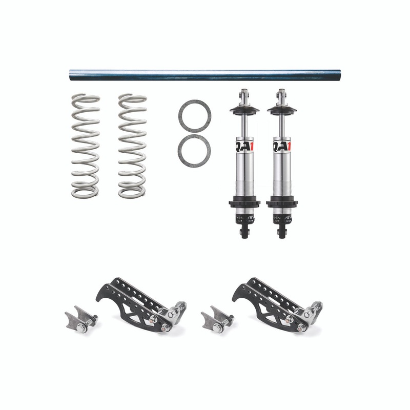 QA1 DD501-12300 HD Pro Rear Weld-In Coilover Kit Double Adjustable Shock 300lb/in. Spring for 3.00in. Axle Tube