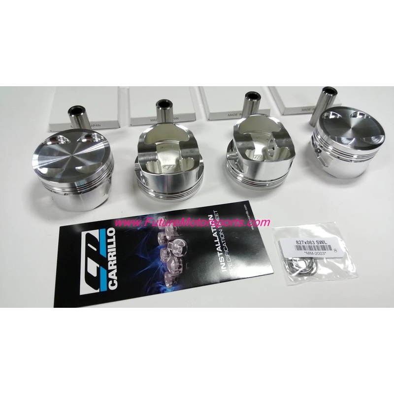 CP Carrillo Pistons Mitsubishi 4G63 2G 100mm Stroke85mm 8.5:1 or EVO VIII/EVO IX 9:1