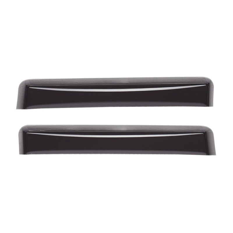 WeatherTech 22-24 Nissan Frontier CC Rear Side Window Deflectors – Dark Tint