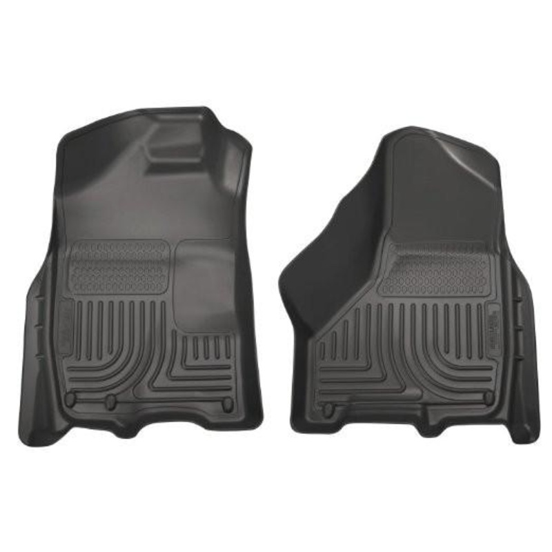 2009-2010 Dodge Ram WeatherBeater Front Row Grey Floor Liners by Husky Liners (18002)