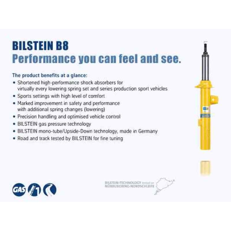 Bilstein B8 Performance Plus 12-16 Mercedes-Benz SLK55 AMG (w/o Dynamic Susp) Front Strut Assembly