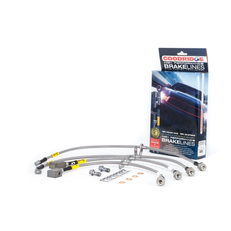 Goodridge 17-21 Honda Civic Type-R (FK8) Stainless Steel Brake Line Kit