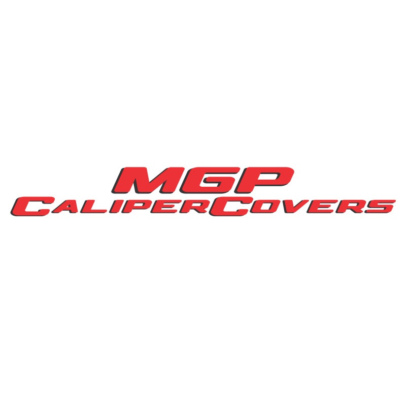 MGP 4 Caliper Covers Engraved Front & Rear C5/Corvette Yellow finish black ch