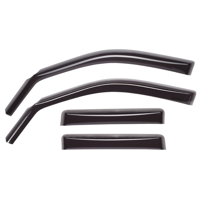 WeatherTech 14+ Mazda6 Front and Rear Side Window Deflectors – Dark Smoke | 82738