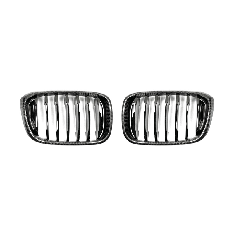 AutoTecknic Replacement Carbon Fiber Front Grille Set – G01 X3 | G02 X4 Pre-LCI