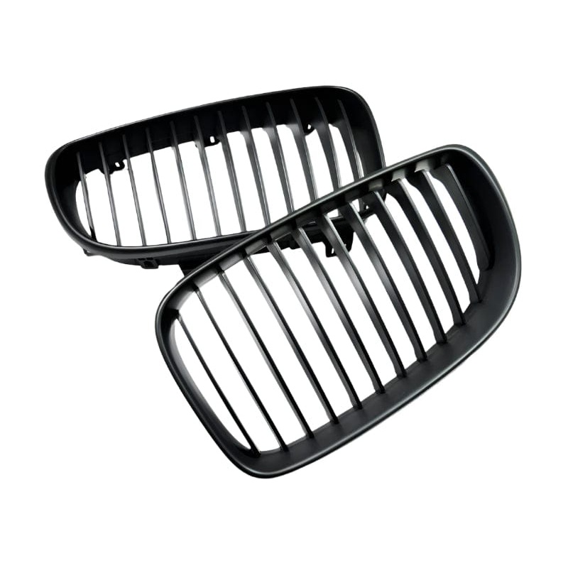 AutoTecknic Stealth Black Front Grille Set – E82 1-Series & 1M