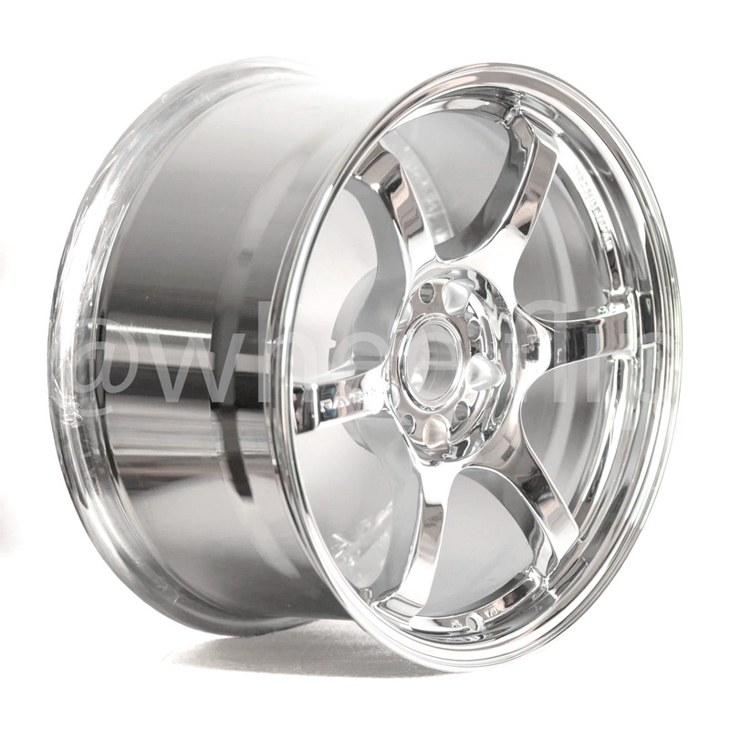 Gram Lights 57DR 17×9 +12 5×114.3 Chrome Plating (SET)