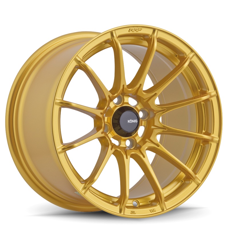 Konig Dial In 15×7 4×100 ET35 Gloss Gold