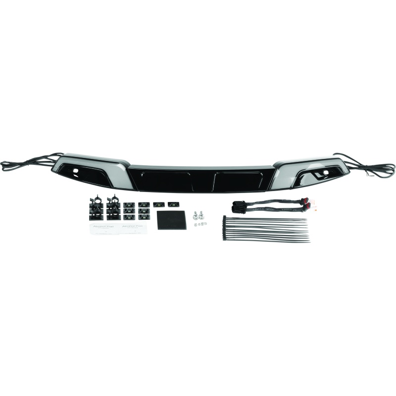 Kuryakyn Tracer Windshield Trim 14-Up FLH Models Black