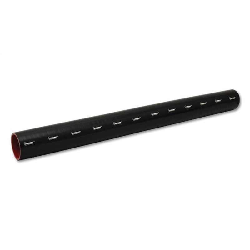 Vibrant 4 Ply Reinforced Silicone Straight Hose Coupling – 3in I.D. x 36in long (BLACK)
