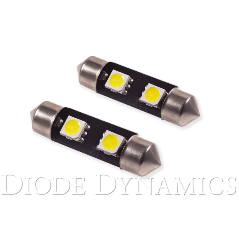 36mm SMF2 LED Bulb Red Pair Diode Dynamics