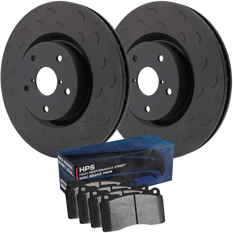 Hawk Talon Brake Rotor and Pad Kit – Slotted – HPS – Rear