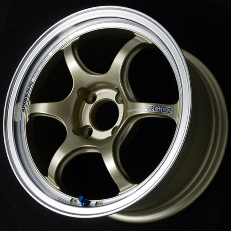 Advan RG-D2 Wheel – 15×8.0 +28 | 4×100 | Machining & Champagne Gold