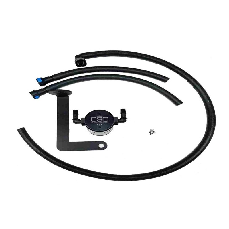 J&L 10-15 Chevrolet Camaro LS3 6.2L Passenger Side Oil Separator 3.0 – Black Anodized