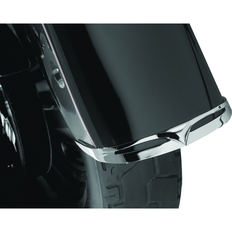 Kuryakyn Fender Tip Front Leading Edge 90-17 Fat Boy Models Chrome