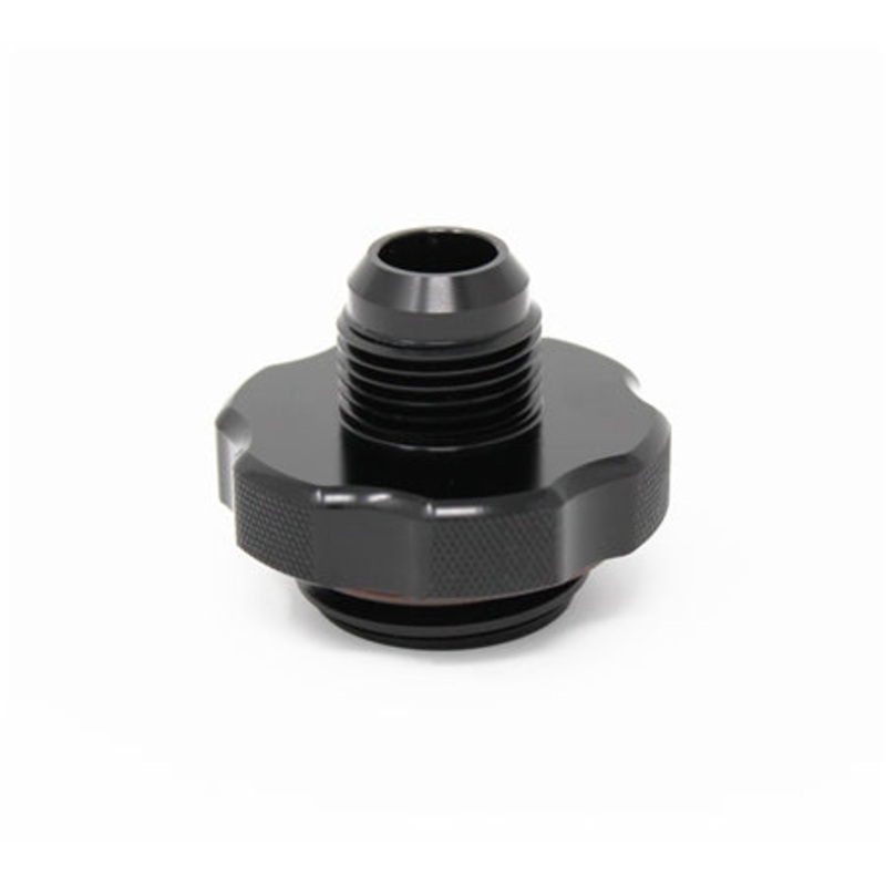 Torque Solution -12an Breather Oil Cap | Black: Subaru Engines | TS-SU-313-12