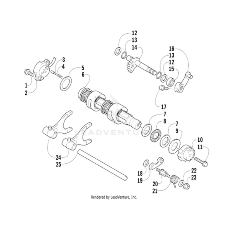 Torsion Spring Cam Arm by Arctic Cat