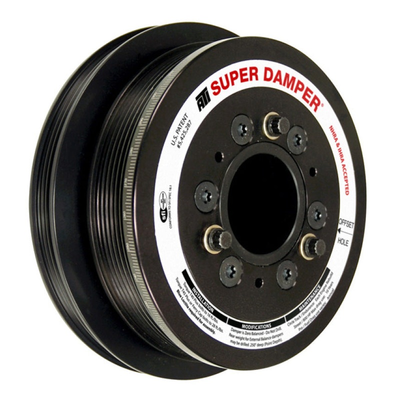 ATI Damper – 6.78in – Alum – 6/4 Grv – 10 Per UD – LS3 Camaro – 10-15 – Gen 3 Vortec Truck – LS